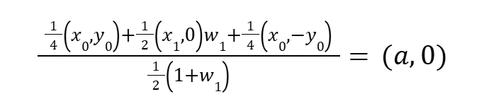 the equation after simplification